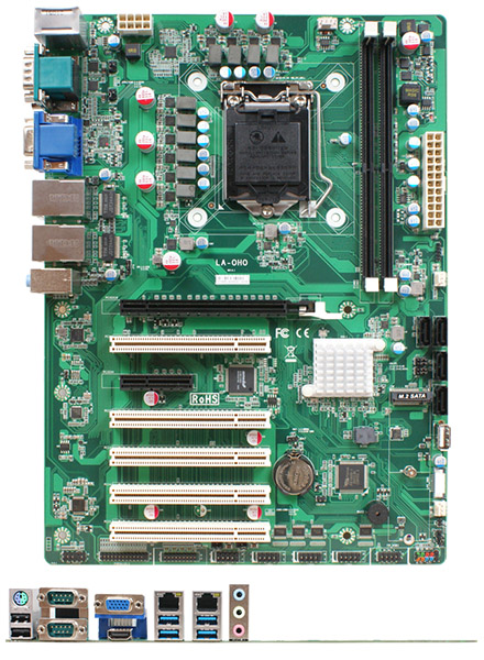 Jetway JLA0H-00 ATX (Intel Comet Lake H410, LGA1200, 2x LAN, 2x COM)