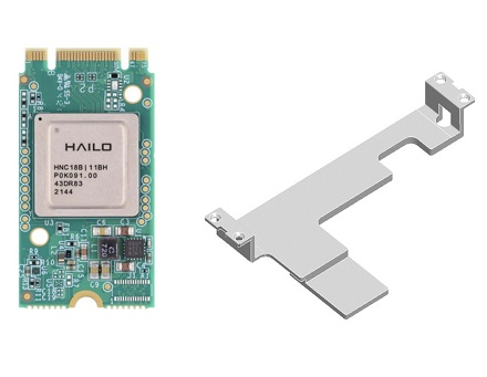 Mitac M2B-01HAI-MP1D AI Card (Hailo-8, M.2 Module with MP1-D ThermalKit)