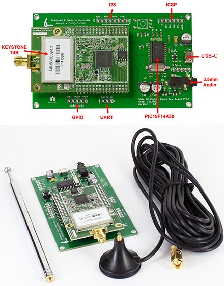 MonkeyBoard DAB DAB+ FM Digital Radio Development Board Pro2.5 with SlideShow